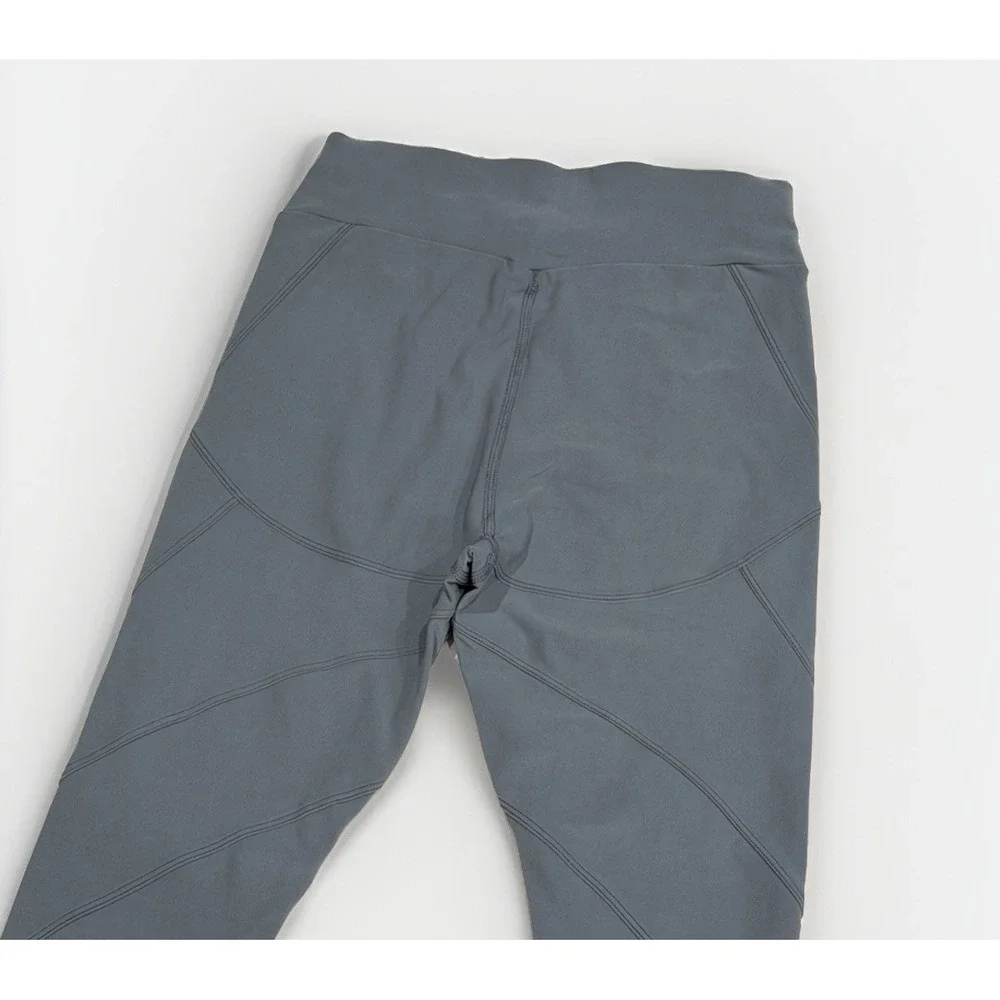 ALO YOGA  Soft High-Waist Sunray Leggings Steel Grey Size S Yoga Pilates Gym Run